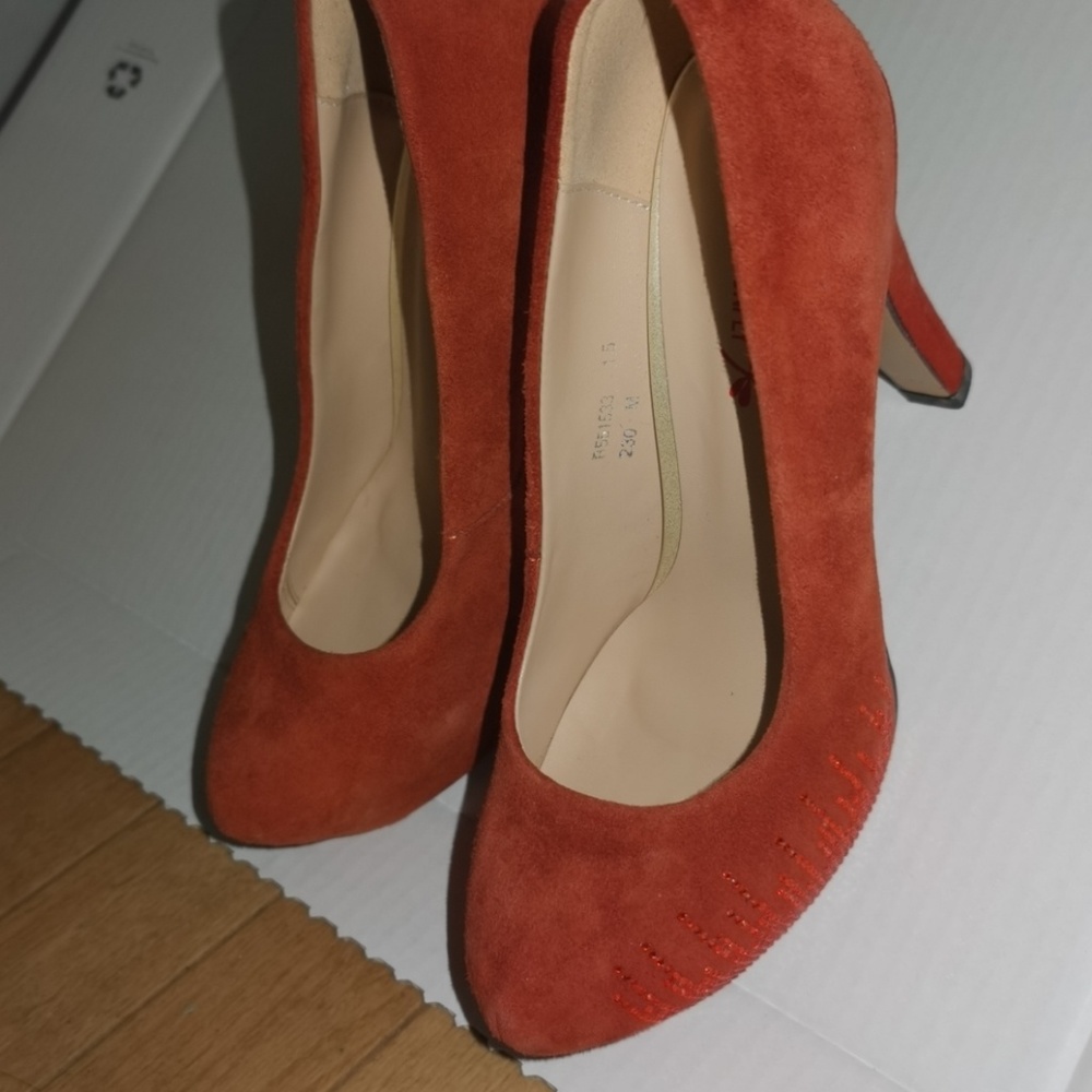 Orange highheels /prom